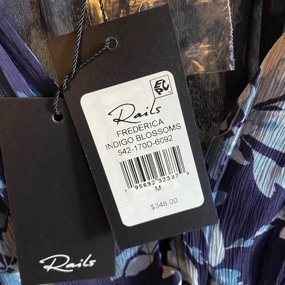 RAILS new with tags Frederica maxi dress Indigo Blossoms - Picture 2 of 4